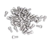 M8x1.25 DIN 912 Socket Cap Screws, Coarse Thread Stainless Steel Bolt Set, A2-70 304 Grade Hex Key Fasteners with 6mm Wrench Fit, for Engineering, Construction and DIY Projects (M8*16)