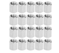 M8x1.25 Hex Coupling Nut, Stainless Steel Rod Connector, 304 SS Threaded Rod Coupling Nut for Bolts Studs and Machine Screws, 20 Pcs L14mm