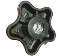 M8x1.25 Hexagon Nut For Lawn Mower Handle Knob Replacement High Strength Five-sided Design Reliable Engine Accessory Part 5 Pcs