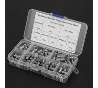 M8X1.25 M6X1.0 Kit 13X7X3 110pcs M6-M8/1D-3D Spiral Wire Thread Insert, Stainless Steel Thread S Sleeve Set, #507