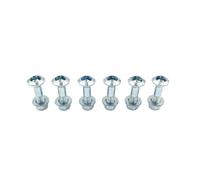 M8x1.25 Motorcycle Sprocket Bolts Chainwheel Chain Plate Screws Nuts Set Compatible With Various Dirt Bikes And Universal Fit Models Including KXF AVANTIS BRZ(Galvanized-Siver)