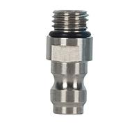 M8x1 Threaded Air Charging Valves with 40MPa Pressure Rating Leakproof Single Way Mechanism for Pneumatic Tool Stainless Steel Check Valves for Tool