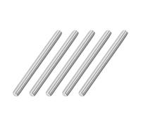 M8x100mm Fully All Threaded Rod, 5Pcs 316 Stainless Steel Long Threaded Screw 1.25mm Thread Pitch Right Hand Threads for Furniture Mounting Assembly F