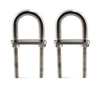 M8x120 U Bolt 304 Stainless Steel Tie Down U Bolt (Pack of 2)