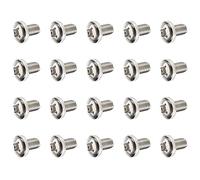 M8x12mm Fully Threaded, Truss Head Bolts Stainless Steel Machine Screws with Cross Recessed Phillips Drive for Cabinet Drawer Knob Pull Handle 20PCS