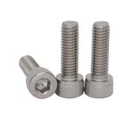 M9 M9*40/45/50/80mm M9x40/45/50/80mm 1.25mm Pitch 304 Stainless Steel Allen Head Cap Screw Inner Hex Hexagon Socket Bolt(Size:40mm)