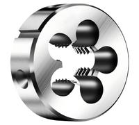 M9 x 1.25mm Metric Right Hand Round Threading Die | For bolt thread repair; Ideal for pipe threading tasks; Suitable for metal processing; Supports consistent thread creation