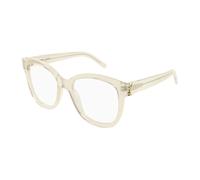 SAINT LAURENT SL M97 009 Woman Optical frames Acetate Yellow Transparent Squared