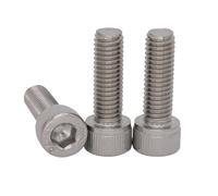 M9x40/45/50/80mm 1.25mm Pitch 304 Stainless Steel Screw Inner Hex Hexagon Socket Bolt(40mm)