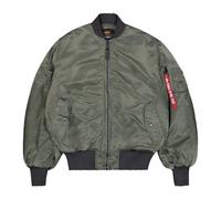 Ma-1 Distressed Bomber Jacket - male - Alpha Industries - Bomber Jackets - Green - XS - Jackets XS