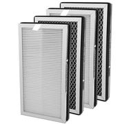 MA-15 Air Purifier Replacement Filter for Medify Air 15 Series, fit medify air purifier filter replacement, 3 in 1 Integration of Pre-Filter, High Efficiency H13 True HEPA and Activated Carbon 4-Pack