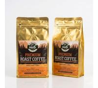 Má 6 Premium Vietnamese Coffee - Authentic Premium Whole Bean Coffee - Medium Roast Blend with Rich Aroma - Pack of 2