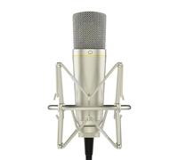 MA-67 Studio Condenser Microphone, 34mm Gold Large Diaphragm Capsule, Including Hydro Pop Filter, Metal Shock Mount, XLR Cable and Mic Bag - for Music Production, Vocal Recording and Podcasting