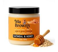 Ma Browns Hair and Scalp Pomade with Oatmeal & Honey, 8oz, 226 Grams - Soothes Dry Scalp, Moisturizes Hair & Controls Frizz with Natural, Nourishing Ingredients