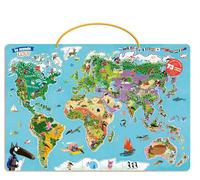 Ma carte du monde magnétique en puzzle - Je découvre le monde avec Loup: Avec 73 magnets à placer