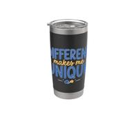 Ma différence me rend Unique. Stainless Steel Insulated Tumbler
