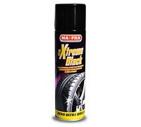 Ma-Fra, Extreme Black, Ultra-Shine Tyre Black Spray, with Wet Effect, Prevents Cracking, Resistant to Rain and Frequent Washing, Gives a Supersport Effect, Size 500ml
