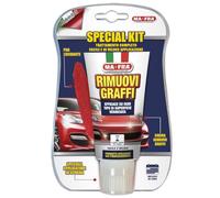 Ma-Fra, Scratch Remover Kit, Scratch Remover Cream and Microfibre Polishing Pad, For Car Bodywork, Suitable for Painted Surfaces, Ideal for Removing Surface and Deep Scratches, 100 ml