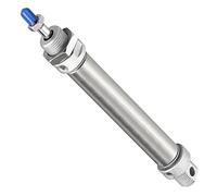 MA Mini Pneumatic Cylinder, 16mm Bore 50mm Stroke M5 Port, Dual Action Single Rod Air Cylinder, Stainless Steel Body for Industrial Automation