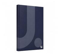 MA NASIR A4 Hardback Notebook Lined - 96 Pages Hardcover A4 Notepad With Durable Sewn Binding, 60gsm White Paper, 30 x 21 x 1cm Assorted Dark Grey & Blue Colours, Pack Of 1