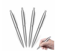 MA NASIR Blue Ink Ball Points Durable Lightweight Quick Dry Writing Retractable Ballpoints For Everyday Use Super Smooth Handwriting Drawing Art Crafts Coloring Stationery Supplies 13.5x5.31cm(4Pcs)