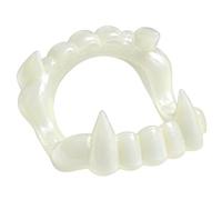 MA NASIR Glow In The Dark Vampire Teeth, Halloween Vampire Fangs, Novelty Fancy Dress Teeth Accessory For Dracula, Horror & Spooky Costumes, Halloween Party Accessory, Pack Of 1