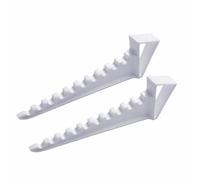 MA NASIR Over Door Ironing Hanger Hooks 2 Pack Space Saving Clothes Holder for 35Mm Doors Home Work Travel Hang Up to 10 Items Durable Plastic Over The Door Hangers