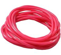 MA ONLINE Womens 80s Disco Party Jewellery Bangles Ladies Neon Beads Necklace Accessory (Pink Gummy Bangles) One Size