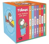 Ma petite bibliothèque - T'choupi une histoire par jour: 7 volumes