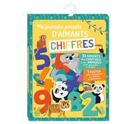 MA PREMIERE POCHETTE D'AIMANTS CHIFFRES: Avec 31 aimants et 1 poster
