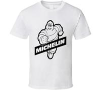 MA.SCARA Burden Michelin Throwback Worn Look T Shirt White XXL