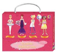 Ma valisette J'habille mes amies Les danseuses, Les actrices, Les popstars et Vive la fête ! - Dès 5 ans: Coffret en 4 volumes : Les danseuses ; Les actrices ; Les popstars ; Vive la fête !
