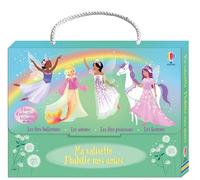 Ma valisette J'habille mes amies Les fées ballerines, Les sirènes, Les fées princesses et Les licornes - Dès 5 ans