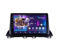 Ma-zda 3 2013-2017 Double Din Android 14 Car Stereo, 9" Touch Screen, Plug & Play, Wireless CarPlay/Android Auto, GPS Navigation, Bluetooth, 8-Core, 4G RAM, 64G Storage
