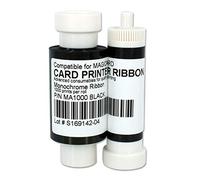 MA1000K-Black Monochrome Ribbon for Magicard Enduro3E Enduro Card Printers, 1000 Prints