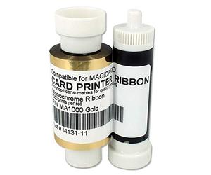 MA1000K Gold Ribbon MA1000K Monochrome Ribbon for Magicard Enduro 3E Enduro Rio Pro Pronto Enduro+ 1000 Prints Compatible