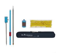 MA12 100W Multi Band HF Shortwave Antenna 7MHz 50MHz for GP with Balanced Cables and M10 Connector for Outdoor Portable and HAM Radio Applications