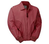 MA2 CWU Flight Unpadded Light Bomber Jacket - Red (L)