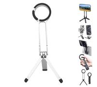 Ma38 Magnetic Phone Tripod for iPhone, 180° Adjustable Magnetic Cell Stand for Desk with Double-Sided, Segregatei/Interactk Mini Tripods(B 1PC)