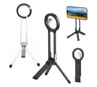 Ma38 Magnetic Phone Tripod, MA38 Portable Ph-one Holder Mini Tripod, Strong Magnet Quick Mount, Mini Tripods Pocket Cell Ph-one Stand (MIX 2PC)