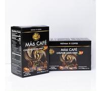 MÁ6 Vietnamese Coffee 3-in-1 Instant Coffee Mix, Weasel Coffee Blend, 220g, 10 Sachets x 22g (One Size, Pack 2)