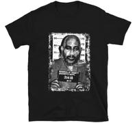 MA9&HUI Devils Rejects Captain Spaulding Mugshot Horror Movie T-Shirt Black (Large)