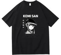 MA9&HUI Komi Can't Communicate Komi Shouko Komi T-Shirt Funny Hot-BloodedPopular T-Shirts for Youth Boys and Girls (Medium)