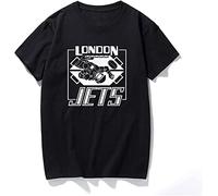 MA9&HUI London Jets T-Shirt 100% Cotton Red Dwarf Inspired Lister Rimmer Top Camisetas Hombre Fashion Short Sleeves T Shirts Black T-Shirts & Hemden(Medium)