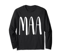 Maa Goat Costume - Funny Goat Goes Maa Long Sleeve T-Shirt