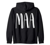 Maa Goat Costume - Funny Goat Goes Maa Zip Hoodie