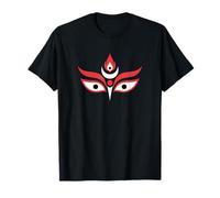 Maa Kali Eyes Divine Feminine Shakti Spiritual Meditation T-Shirt