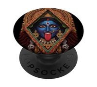Maa Kali Fierce Divine Feminine Minimal Retro Poster Art PopSockets Adhesive PopGrip