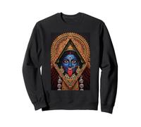 Maa Kali Fierce Divine Feminine Minimal Retro Poster Art Sweatshirt