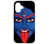 Maa Kali Glitch Art Cyberpunk Vaporwave Devanagari Dharma Case for iPhone 16
